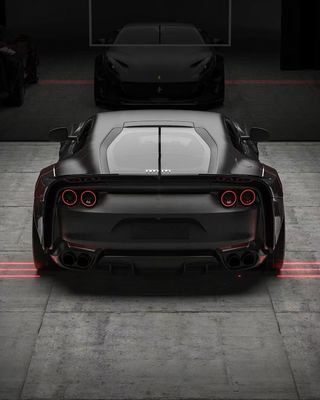 812 Ferrari Body Kit Włókno węglowe Widebody 812 ZE Style Włókno węglowe Arch