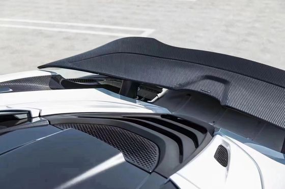Dla McLaren 720s Spoiler z włókna węglowego 720s Zmodernizowany do VORS Style Carbon Fiber Spoiler Wing