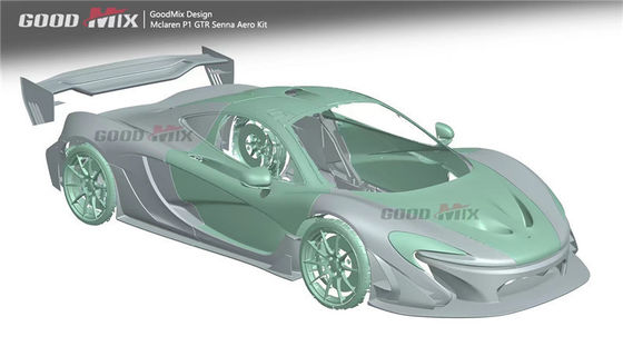 Dla McLaren P1 Body Kit P1 Modernizowany styl GTR przednie i tylne zderzaki spoilery Carbon Fiber Body Kit