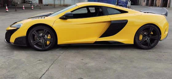 Części węglowe przedniego zderzaka samochodu dla Mclaren Mp4 12C 625c 650S Uaktualnienie do 675LT Style Body Kit