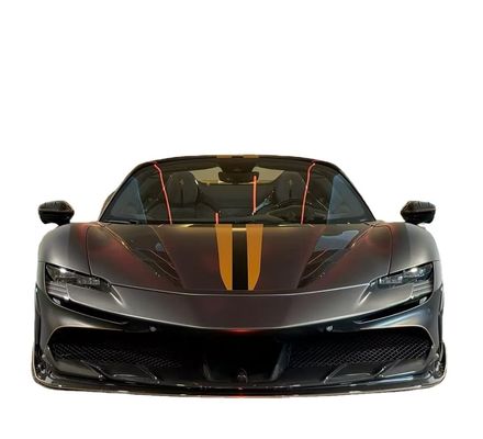 Ferrari SF90 Włókno węglowe SF90 KY PP Plastikowy dyfuzor spoiler Side Skirt Body Kit