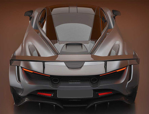 Sucha włókna węglowa dla McLaren 720s Węglowodanowy spoiler 720s Zmodernizowane skrzydło węglowe w stylu PD