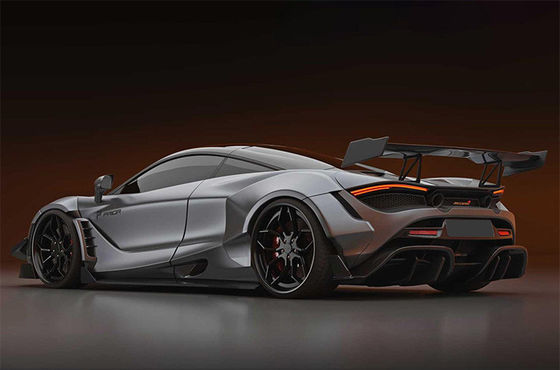 Sucha włókna węglowa dla McLaren 720s Węglowodanowy spoiler 720s Zmodernizowane skrzydło węglowe w stylu PD