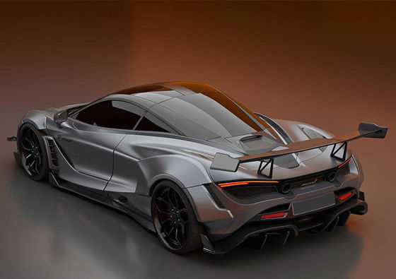 Sucha włókna węglowa dla McLaren 720s Węglowodanowy spoiler 720s Zmodernizowane skrzydło węglowe w stylu PD