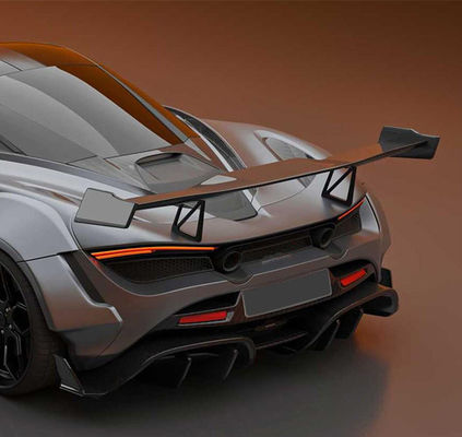 Sucha włókna węglowa dla McLaren 720s Węglowodanowy spoiler 720s Zmodernizowane skrzydło węglowe w stylu PD