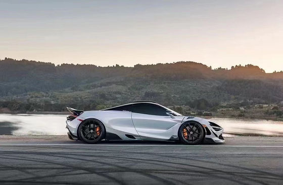 Włókno węglowe Mclaren szerokie ciało RYFT Style Lip Diffuser Spoiler Kit