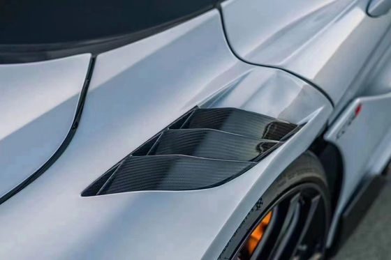 Włókno węglowe Mclaren szerokie ciało RYFT Style Lip Diffuser Spoiler Kit