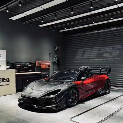 GTR Style 720s szeroki zestaw Mclaren Senna zestaw przedni zderzak włókno węglowe