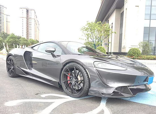 Plastikowy czarny McLaren GT Body Kit Bumper Spoiler Side Skirt Hood