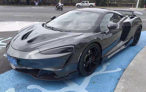 Plastikowy czarny McLaren GT Body Kit Bumper Spoiler Side Skirt Hood