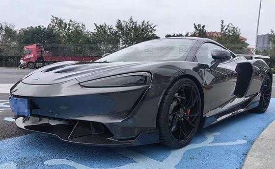 Plastikowy czarny McLaren GT Body Kit Bumper Spoiler Side Skirt Hood