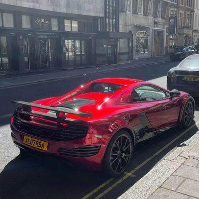 MP4 12C Mclaren Body Kit MSY Style Front Rear Bumper Spoiler Widebody Kit Czerwony Czarny