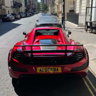 MP4 12C Mclaren Body Kit MSY Style Front Rear Bumper Spoiler Widebody Kit Czerwony Czarny