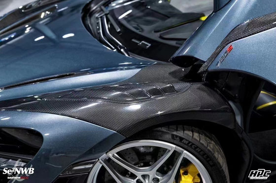 720s Mclaren Body Kit Blacksail Style Front Bumper Spoiler Lip Hood Fender