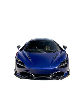Niebieski 720s szeroki zestaw McLaren Włókno węglowe przednie usta dyfuzor spoiler zestaw