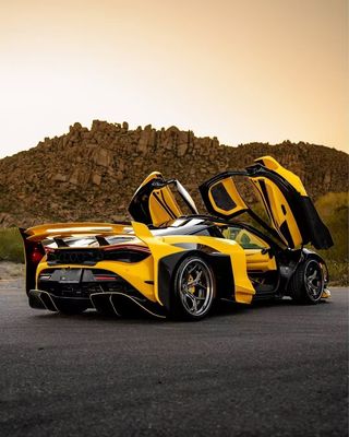 720s Mclaren Body Kit Włókno węglowe Widebody ZE Style Przedni i tylny zderzak