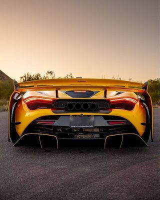 720s Mclaren Body Kit Włókno węglowe Widebody ZE Style Przedni i tylny zderzak