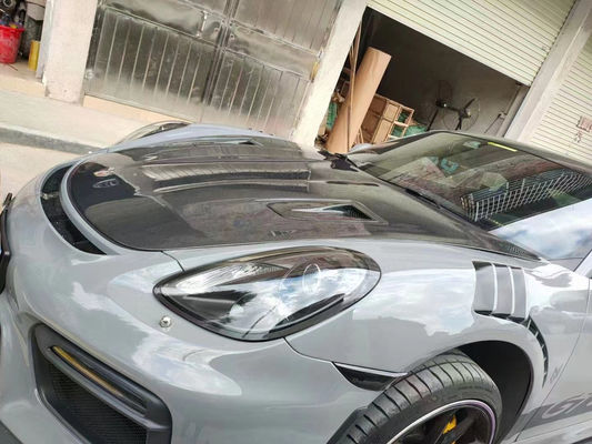 Produkty z włókien węglowych dla Porsche 981 Boxster Węglowodanowa kaputa 981 Węglowodanowa pokrywka włazu silnika 2013-2015