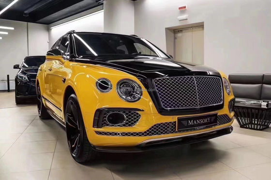 Do Bentley Bentayga Carbon Fiber Body Kit Bentayga Uaktualnia W12 Style Carbon Fiber Front Lip Diffuser