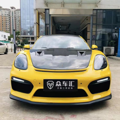 Produkty z tworzyw sztucznych PU do Porsche Boxster 981 Body Kit Boxster 981 Modernizowany GT4 Spoilery przednich i tylnych zderzaków