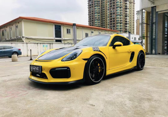 Produkty z tworzyw sztucznych PU do Porsche Boxster 981 Body Kit Boxster 981 Modernizowany GT4 Spoilery przednich i tylnych zderzaków