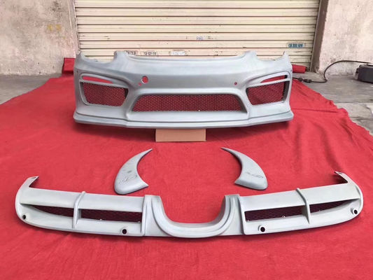 Produkty z tworzyw sztucznych PU do Porsche Boxster 981 Body Kit Boxster 981 Modernizowany GT4 Spoilery przednich i tylnych zderzaków