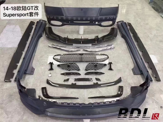 Dla Bentley Continental GT Body Kit Continental Upgraded Supersports Style Front and Rear Bumper Body Kits