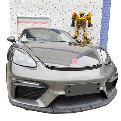 Materiał PP Plastic 718 Boxster Body Kit 718 Modernizowany GT4 Style Przednie i tylne zderzaki Spoiler