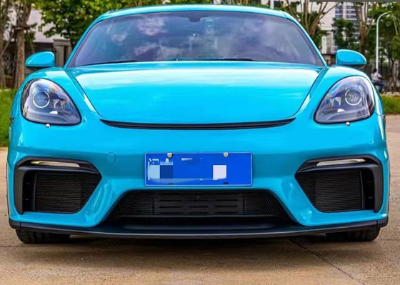 Materiał PP Plastic 718 Boxster Body Kit 718 Modernizowany GT4 Style Przednie i tylne zderzaki Spoiler