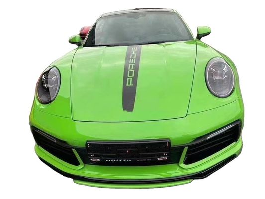 Dla Porsche 911 992 Zestaw nadwozia z włókna węglowego 911 992 Zmodernizowany styl TechArt Przedni łopatka dyfuzor spoiler bok spódnica zestaw nadwozia