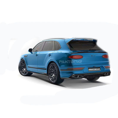 Auto Blue Bentley Bentayga Body Kit Widebody Węglowodanowy przedni dyfuzor warg