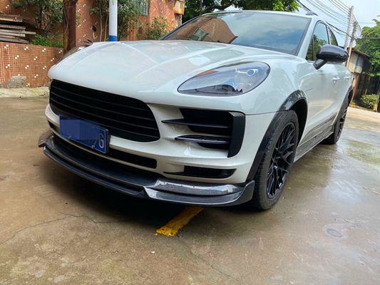 Wysokiej jakości zestaw z włókna węglowego Macan Body Kit ForMacan przednia i tylna spódnice spoiler szeroka korpuski