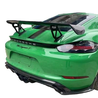 2022 Nowe produkty 987Cayman 981Boxster 718 Spoiler z włókna węglowego dla Porsche 987 981 718 Spoiler z włókna węglowego Wing