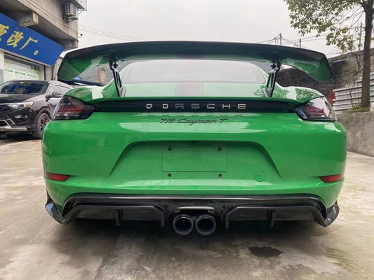 2022 Nowe produkty 987Cayman 981Boxster 718 Spoiler z włókna węglowego dla Porsche 987 981 718 Spoiler z włókna węglowego Wing
