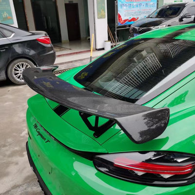 2022 Nowe produkty 987Cayman 981Boxster 718 Spoiler z włókna węglowego dla Porsche 987 981 718 Spoiler z włókna węglowego Wing