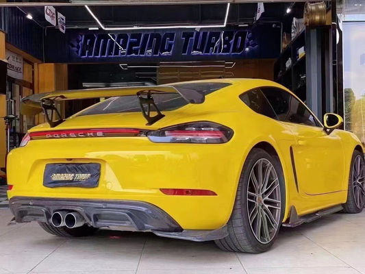 2022 Nowe produkty 987Cayman 981Boxster 718 Spoiler z włókna węglowego dla Porsche 987 981 718 Spoiler z włókna węglowego Wing