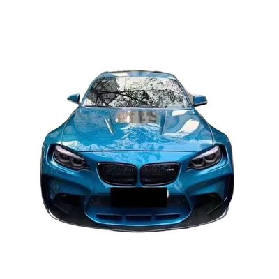 Dla BMW F22 F87 serii 2 M2 Body Kit M2 M235 Upgrade IMP Style Front and Rear Bumper Spoiler Wide Bodyki