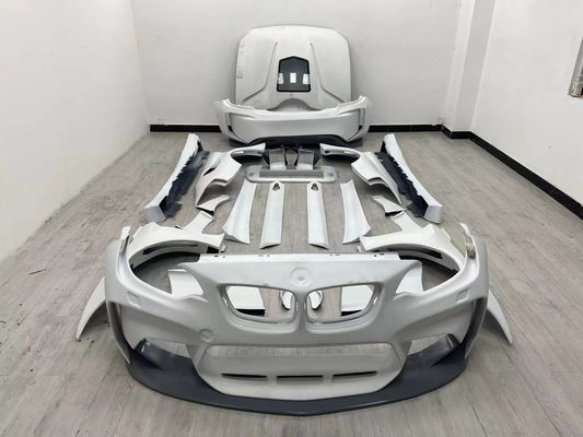 Dla BMW F22 F87 serii 2 M2 Body Kit M2 M235 Upgrade IMP Style Front and Rear Bumper Spoiler Wide Bodyki
