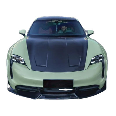 Nowy produkt dla Porsche Taycan Węglowy zestaw nadwozia Taycan szeroki nadwozie Taycan przednia łopatka boczna spódnica spoiler dyfuzor