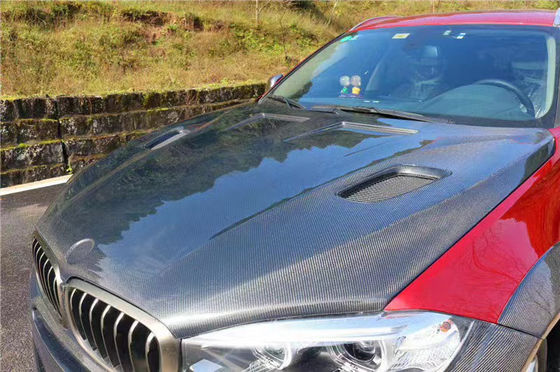 Sprzedaż dla BMW X5 X6 F15 F16 Kapucha z włókien węglowych Kapucha z włókien węglowych X5 X6 pokrywa z włókien węglowych