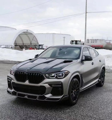 Gorąca sprzedaż G06 X6 Włókno węglowe zestaw nadwozia Forbmw X6 Włókno węglowe przednia łopatka tylny dyfuzor pokrywka spoiler