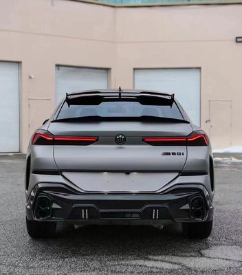 Gorąca sprzedaż G06 X6 Włókno węglowe zestaw nadwozia Forbmw X6 Włókno węglowe przednia łopatka tylny dyfuzor pokrywka spoiler