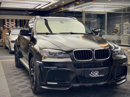 Gorąca sprzedaż X6 E70 E71 szeroki zestaw dla BMW X6 zestaw przedni i tylni zderzak spoiler spódnice