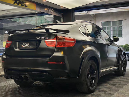 Gorąca sprzedaż X6 E70 E71 szeroki zestaw dla BMW X6 zestaw przedni i tylni zderzak spoiler spódnice