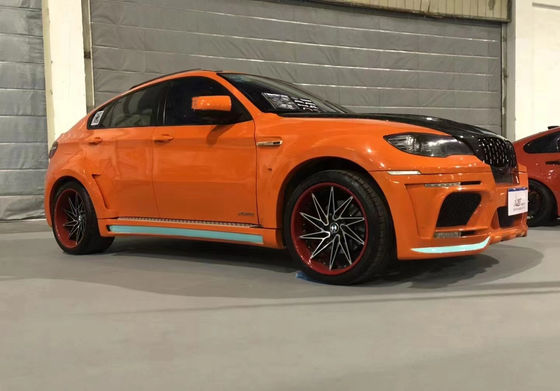 Gorąca sprzedaż X6 E70 E71 szeroki zestaw dla BMW X6 zestaw przedni i tylni zderzak spoiler spódnice