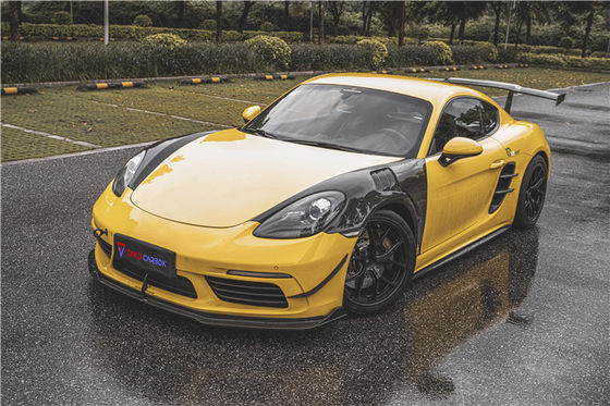 Nowy produkt dla Porsche Cayman Włókno węglowe Tuyere 718 Boxster Włókno węglowe