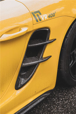 Nowy produkt dla Porsche Cayman Włókno węglowe Tuyere 718 Boxster Włókno węglowe