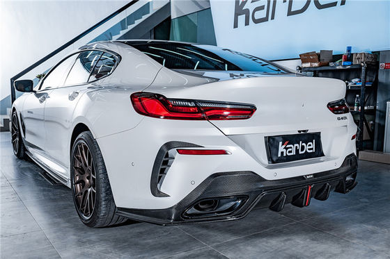 Gorąca sprzedaż G14 G15 G16 840i 850i Carbon Fiber Body Kit Forbmw 8 Series Front Shovel Rear Diffuser Spoiler