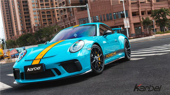 Zestaw nadwozia z włókna węglowego dla Porsche 911 991.2 GT3 911 GT3 Zestaw nadwozia z włókna węglowego przednia łopatka tylna dyfuzor boczny spódnica