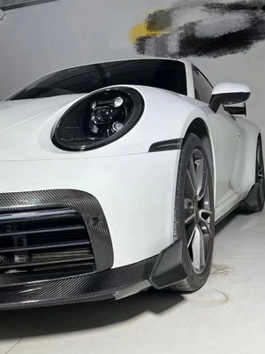 Części samochodowe dla Porsche 911 992 Zestaw nadwozia z włókna węglowego 911 992 Zmodernizowany zestaw nadwozia w stylu szopki z przodu